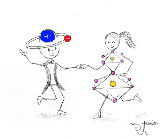 Künstlerische Illustration des Quntentenzes